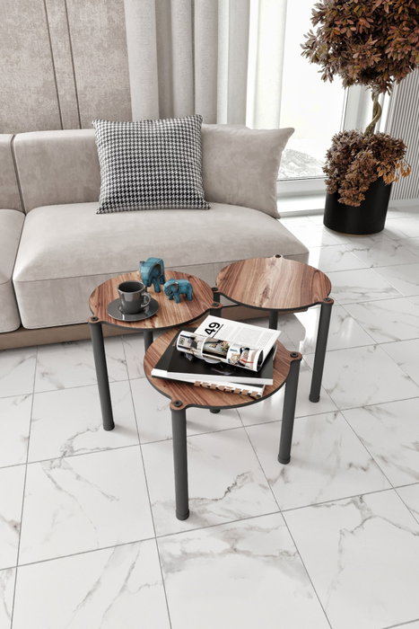 Hanah Home Lavia 3 - Nogal
